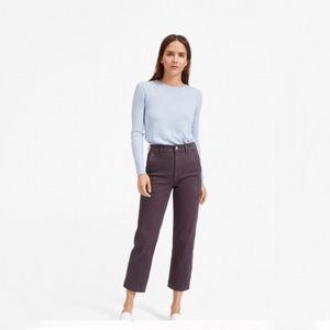 EVERLANE SHADOW STRAIGHT LEG CROP JEANS